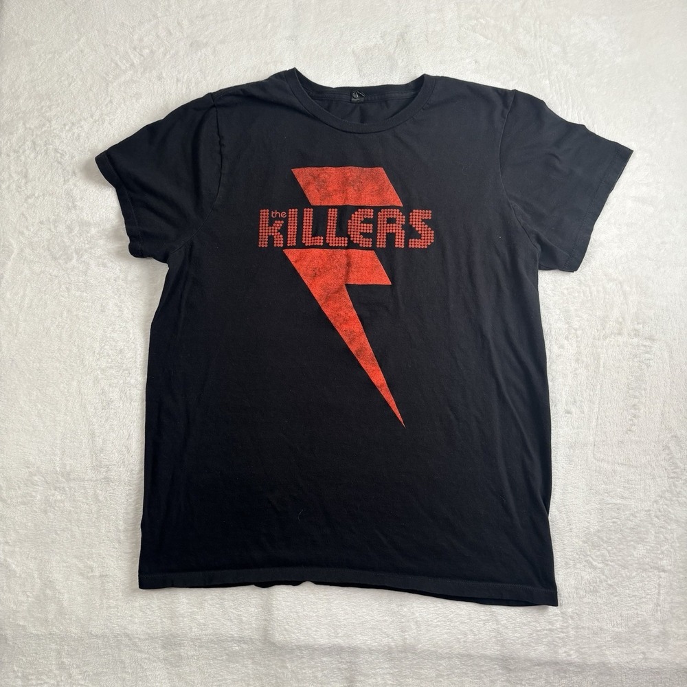 Bay Island Killers Band Black Short Sleeve Graphic Shirt Men's XL